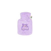 Hugo Frosch Mini Wärmflasche 0,2 L, Veloursbezug,...