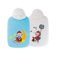 Hugo Frosch Öko Wärmflasche 0,8 L, Softfleece,...