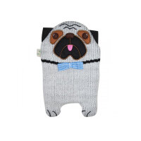 Hugo Frosch Öko Wärmflasche 0,8 L, Strickbezug...