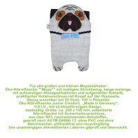 Hugo Frosch Öko Wärmflasche 0,8 L, Strickbezug...
