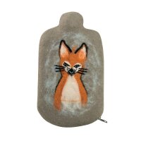 Hugo Frosch Öko Wärmflasche 0,8 L, Filzbezug,...