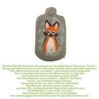 Hugo Frosch Öko Wärmflasche 0,8 L, Filzbezug,...