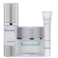Asam Hautpflege-Set mit Hyaluron Serum, Augencreme und...