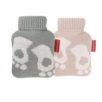 Hugo Frosch Mini Wärmflasche 0,2 L, Strickbezug,...