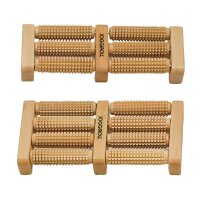 Behrend Joggiroll Fußroller, Holz, Doppelroller, 2...