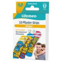 Lifemed® Pflasterstrips KIDS, 6 x 1,7cm, 10/40...