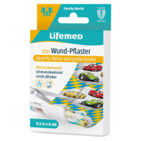 Lifemed® Wundpflaster KIDS, 6cm x 0,5m, versch. Muster
