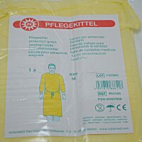 Pflegekittel aus Vliesstoff von Noba, steril, gelb,...