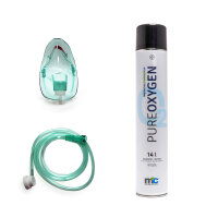 Sauerstoffflasche mit Maske, für Zuhause /...