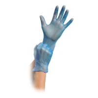 Vinyl Handschuhe, blau, puderfrei, von MaiMed vinyl blue...