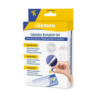 Tabletten-Set, Tablettenbox, -mörser, -teiler, von...