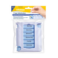 Tablettenbox für 7 Tage, von Lifemed®, 12,8 x...