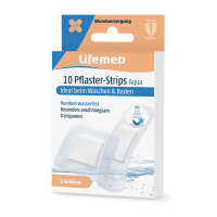 Pflasterstrips Aqua, transparent, von Lifemed®, 2...