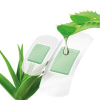 Pflasterstrips Aloe vera, weiss, von Lifemed®, 2...