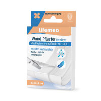 Wundpflaster Sensitive, weiß, von Lifemed®, 6cm...