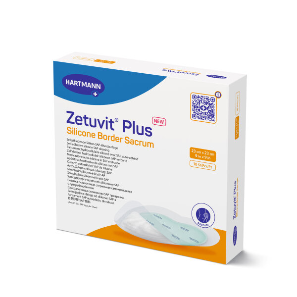 Hartmann Zetuvit® Plus Silicone Border Sacrum, verschiedene Größen