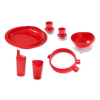 Behrend Geschirr-Set Alzheimer, Farbe rot, 6-  oder...