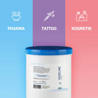 Vaseline, rein, weiß, für Tattoo- u....