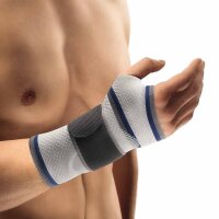 Bort ManuBasic Handgelenkbandage, silber, links, XL