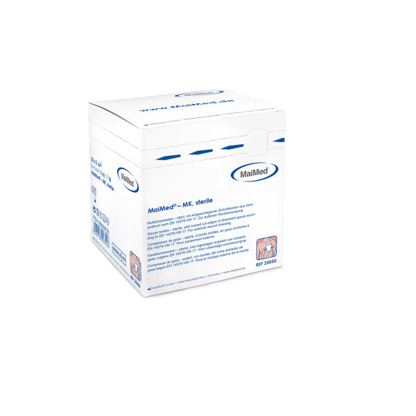 MaiMed Mullkompressen, steril, 10x20cm, 12-fach, 50 St.