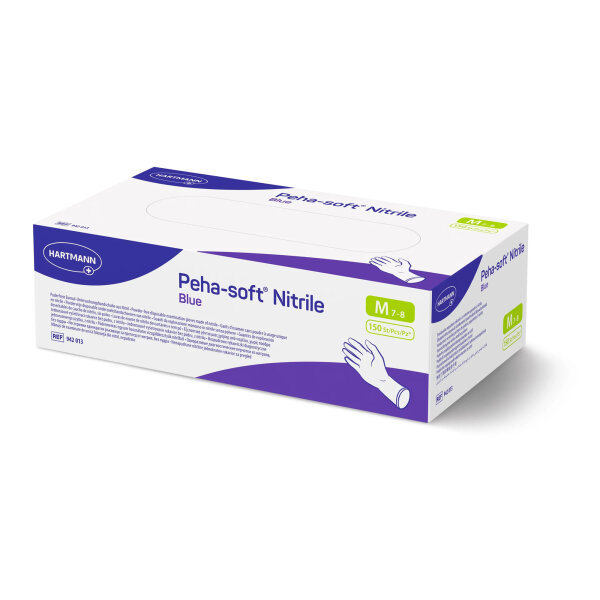 Hartmann Peha-soft® Nitril-Handschuhe blau, versch. Größen