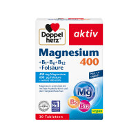 Doppelherz aktiv Magnesium 400, B1+B6+B12+Folsäure,...