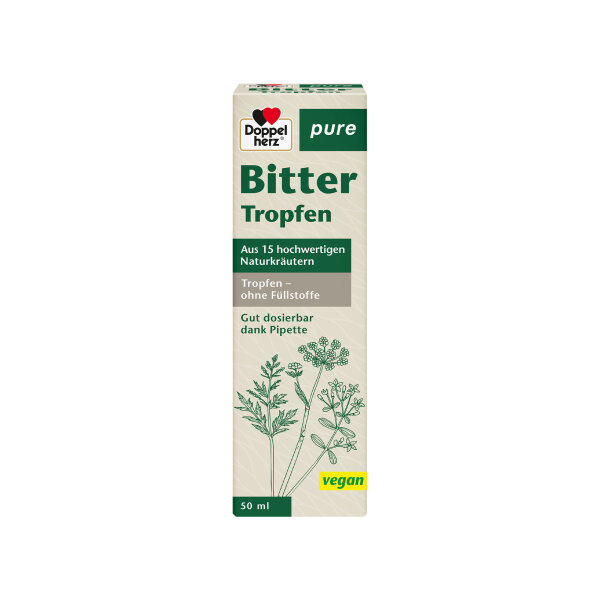 Doppelherz pure Bitter Tropfen, 50ml