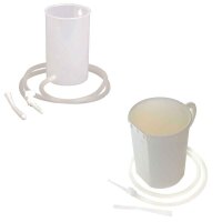 Behrend Irrigator-Set, Becher, Schlauch, graduiert, aus...