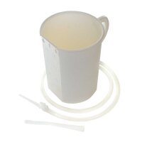 Behrend Irrigator-Set, Becher, Schlauch, graduiert, aus...