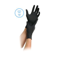 MaiMed Nitril Black - Nitril Handschuhe schwarz,...