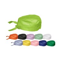 Euronda Monoart Bandana, bunte OP Hauben aus Stoff,...