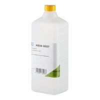 Destilliertes Wasser AQUA DEST, unsteril und mikrofiltriert