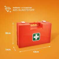 Medicalcorner24 Erste Hilfe Koffer, leer, ABS-Kunststoff,...