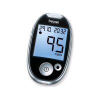 Beurer Blutzucker Messgerät GL 44 mg/dl black inkl....