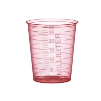 Med Comfort Einmal-Medizinbecher, 30ml, 80St, Farben