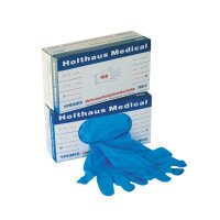 Holthaus Medical Nitrilhandschuhe, puderfrei, M-XL, 100...